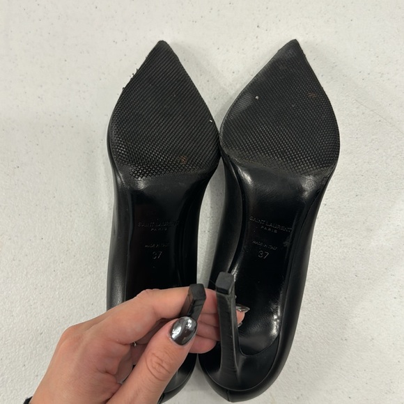 Saint Laurent Paris Janis Python Cap Pointy Pump heels - Picture 8 of 10